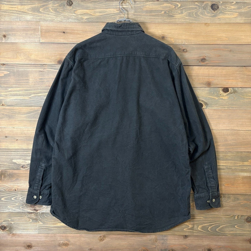 1980s Five Brother ”Black” Chamois Cloth Shirt