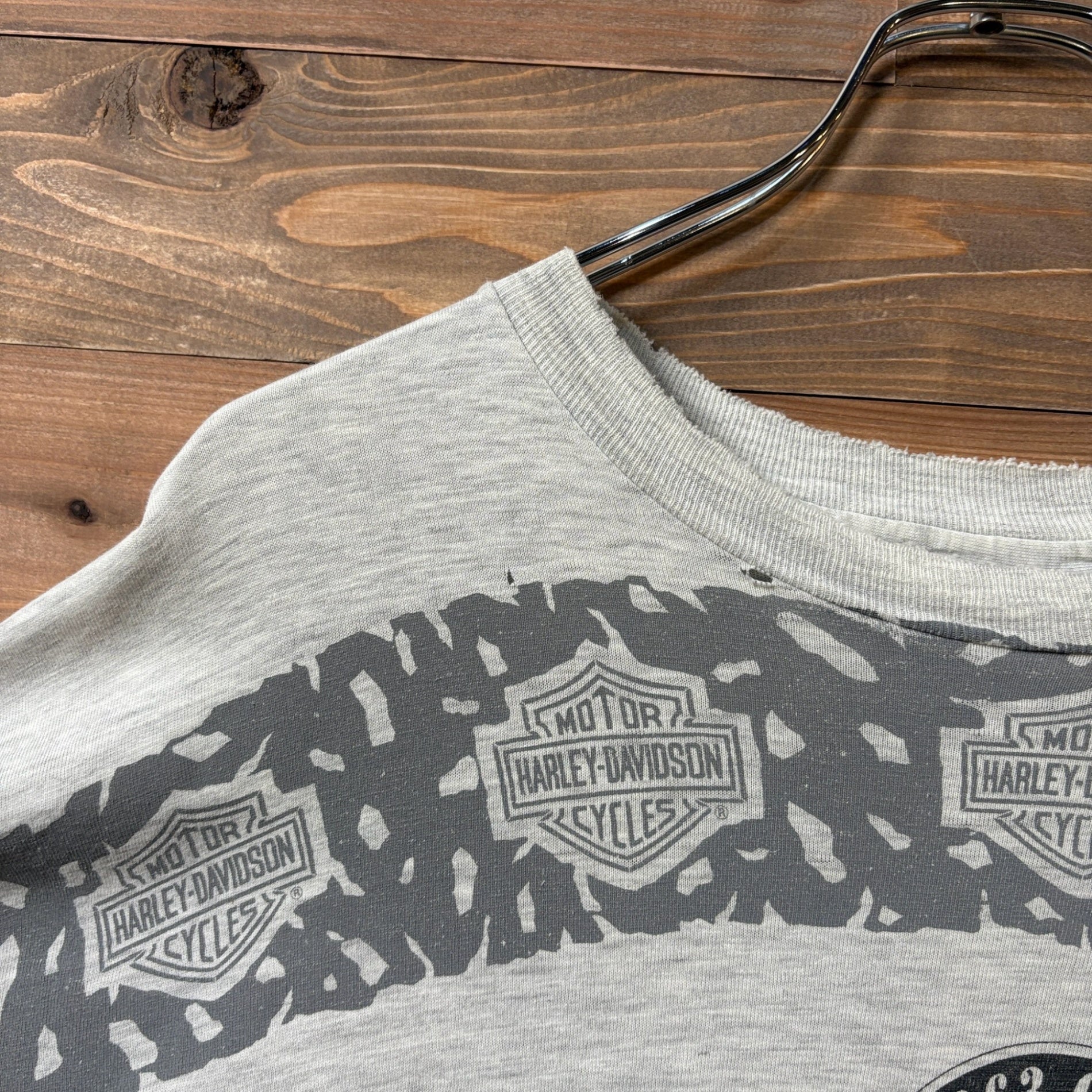 1990s Harley-Davidson "All-Over Pattern" T-Shirt