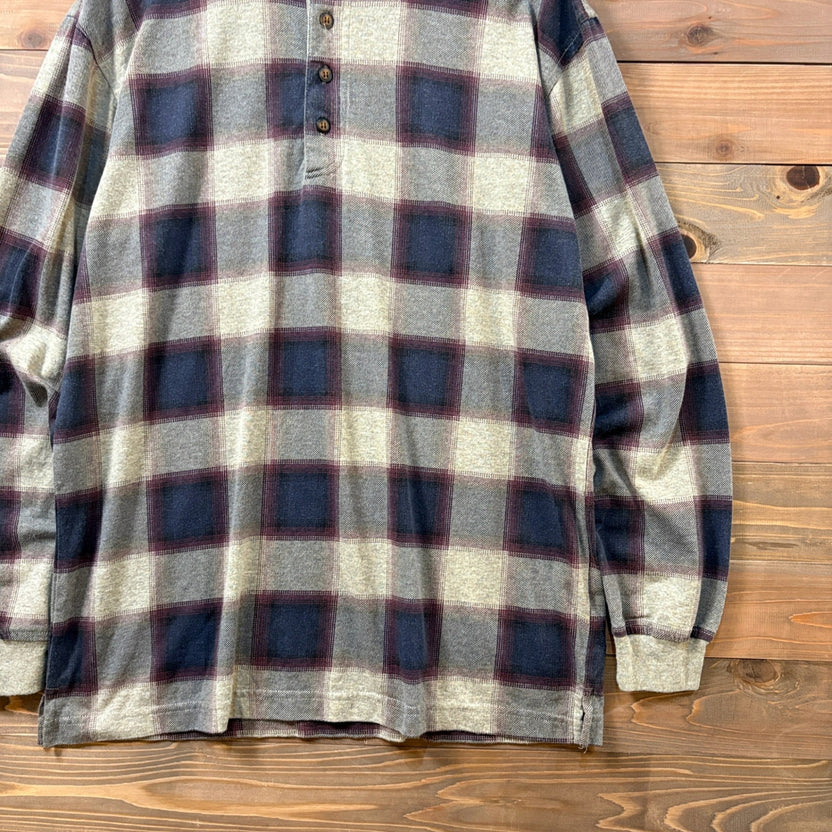 "BASIC EQUIPMENT" Ombre Check Polo Shirt