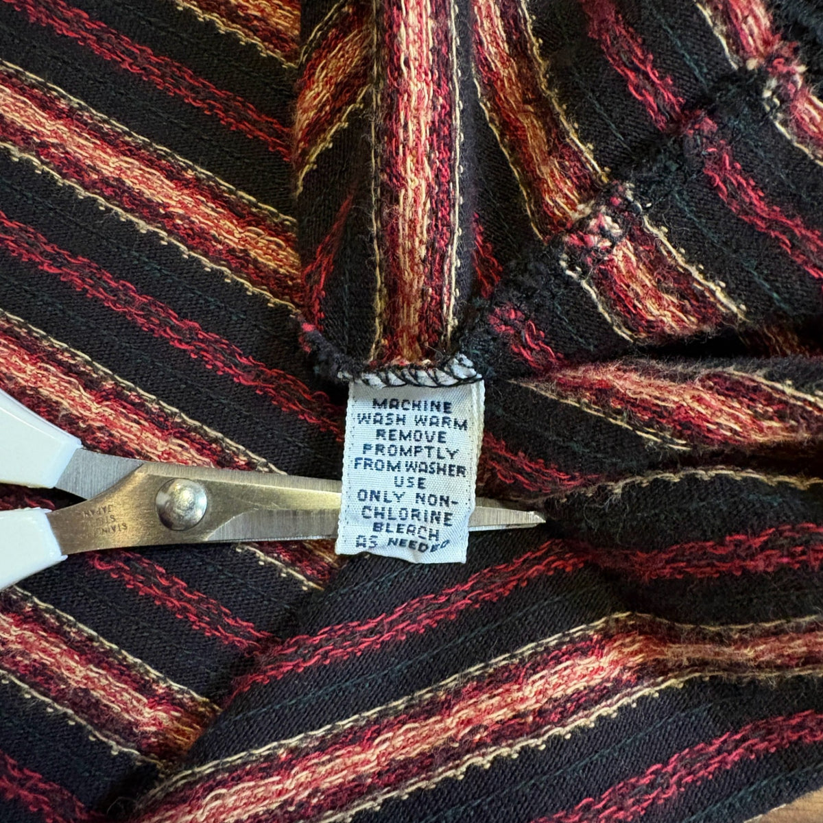 1990s Polo Ralph Lauren "Native Pattern" Henry Neck L/S TEE