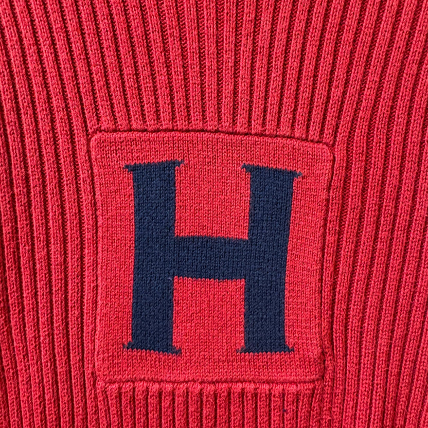 1990s “Tommy Hilfiger” Rib Knit Cotton Sweater