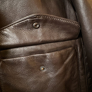 1990s Nautica "A-2 Type" Leather Jacket