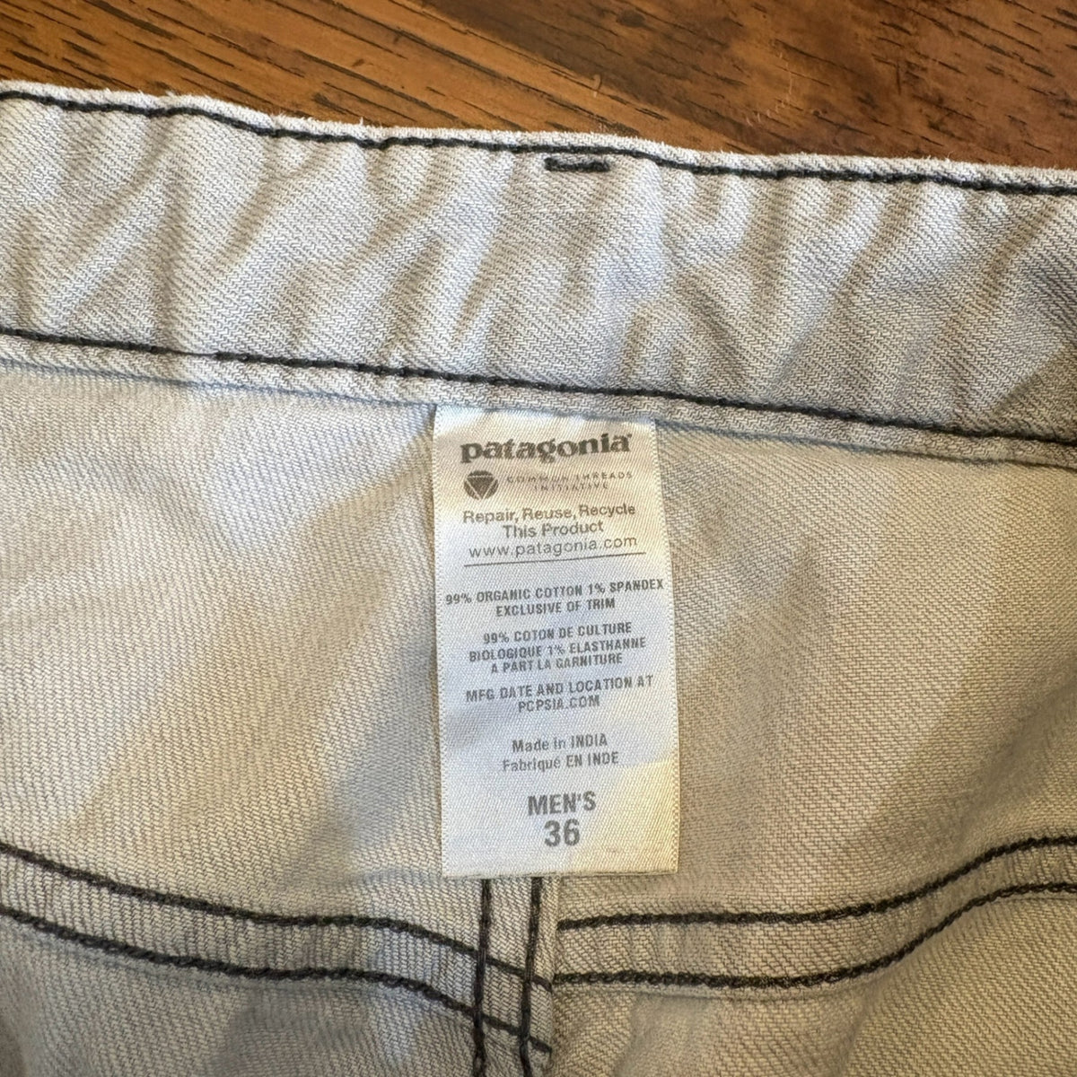 Patagonia "Gray" Performance Straight Fit Jeans"