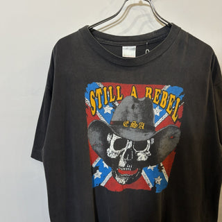 1990s TROPICS "STILL A REBEL" Skull T-Shirt