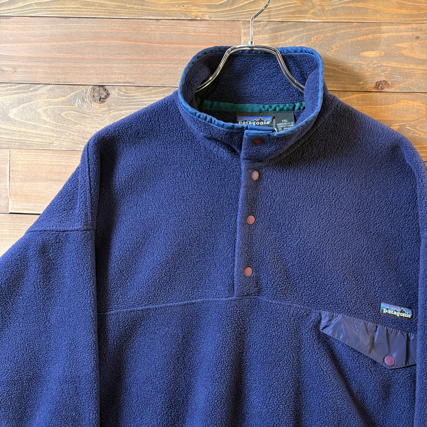 1990s~2000s Patagonia "Navy" Synchilla Snap-T