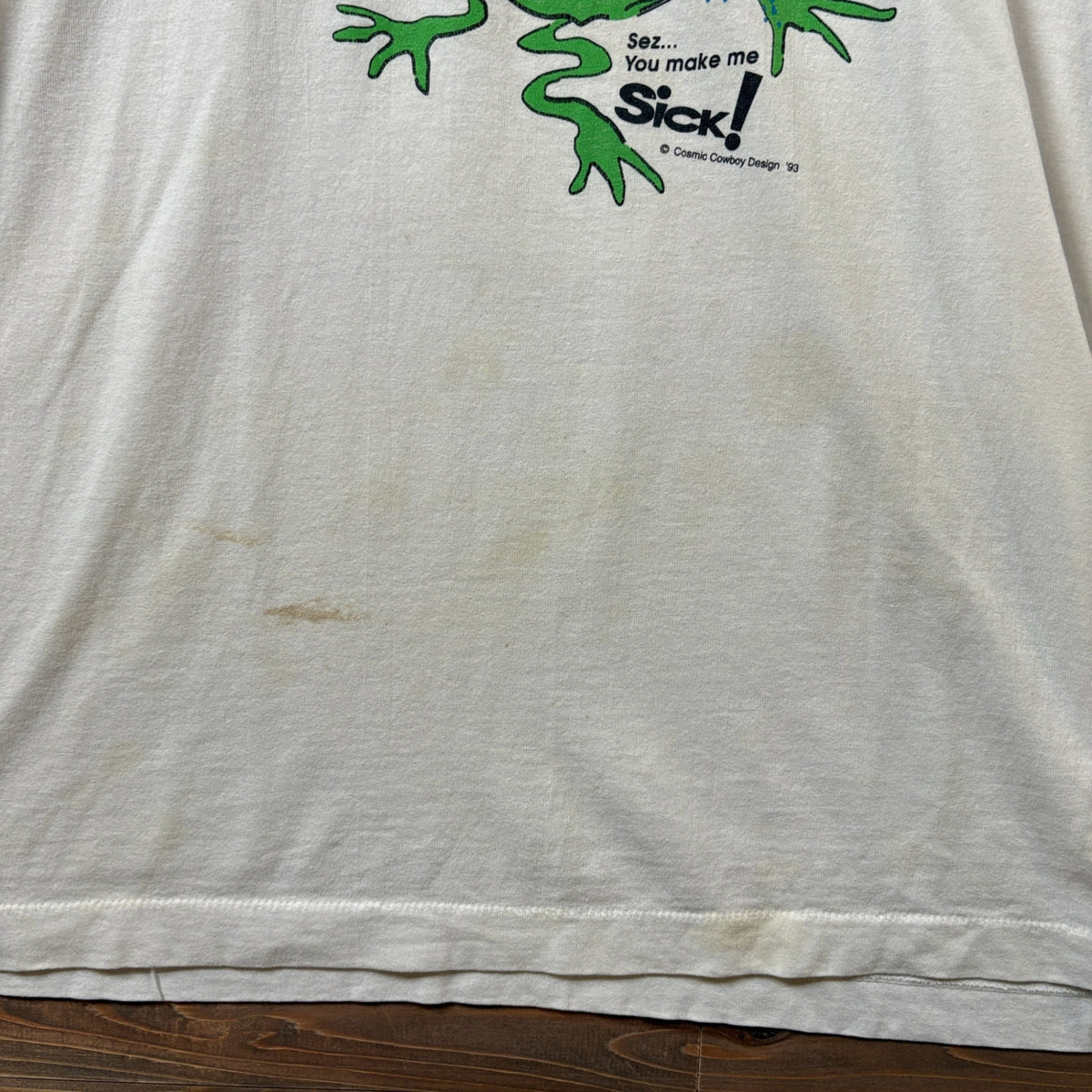 1990s FRUIT OF THE LOOM "BARFL FROG" T-Shirt