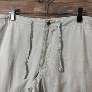 2000s Perry Ellis "LINEN" Easy Pant