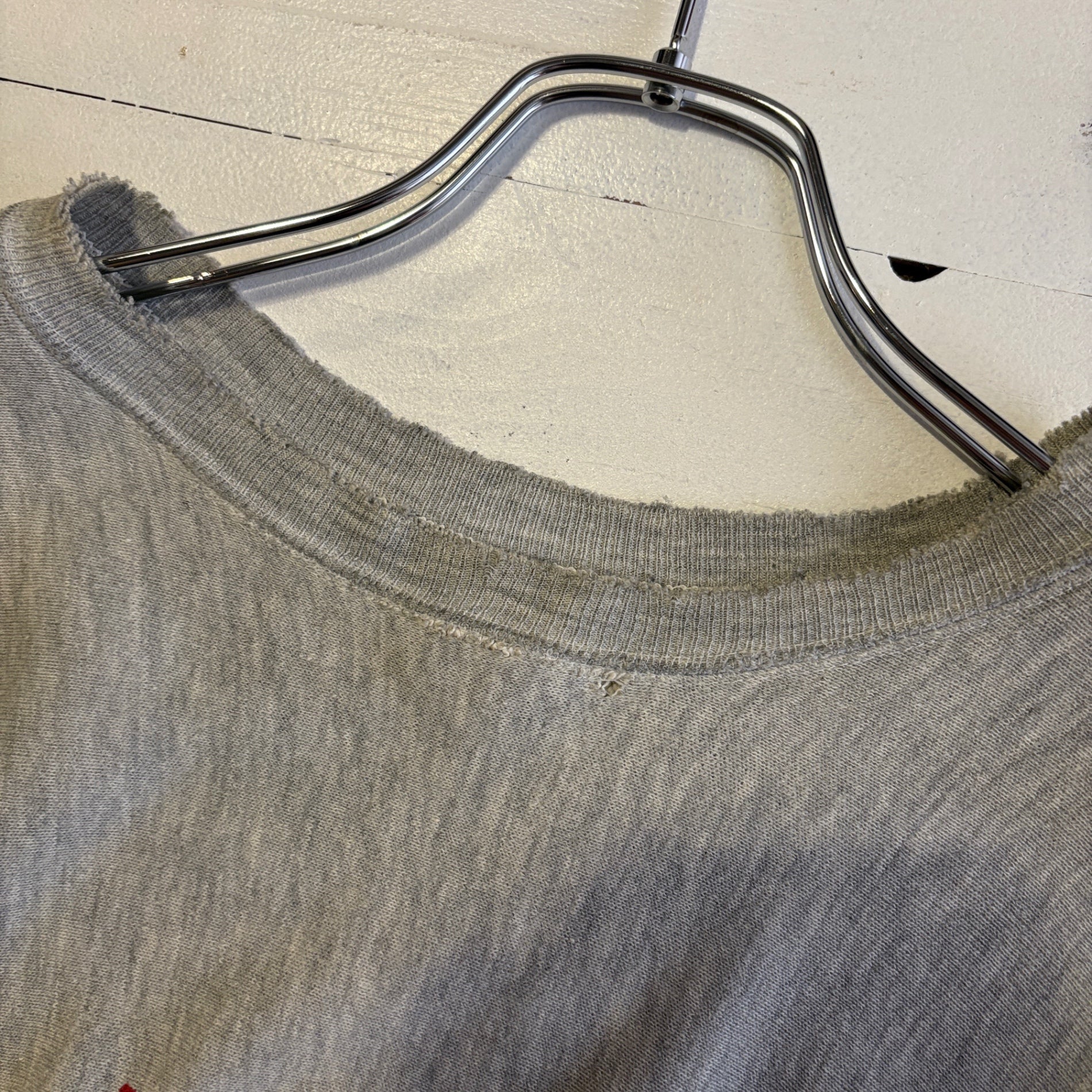 1970s Champion REVERSE WEAVE "Stencils" WISCONSIN ATH DEPT. Sweat Shirt