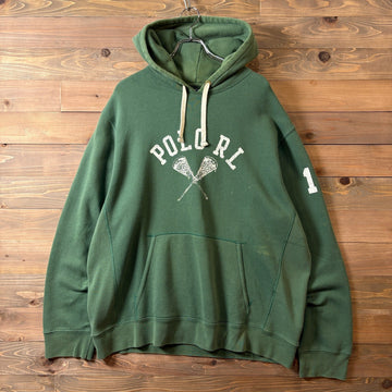 1990s Polo Ralph Lauren "Lacrosse Stick" Pullover Hoodie