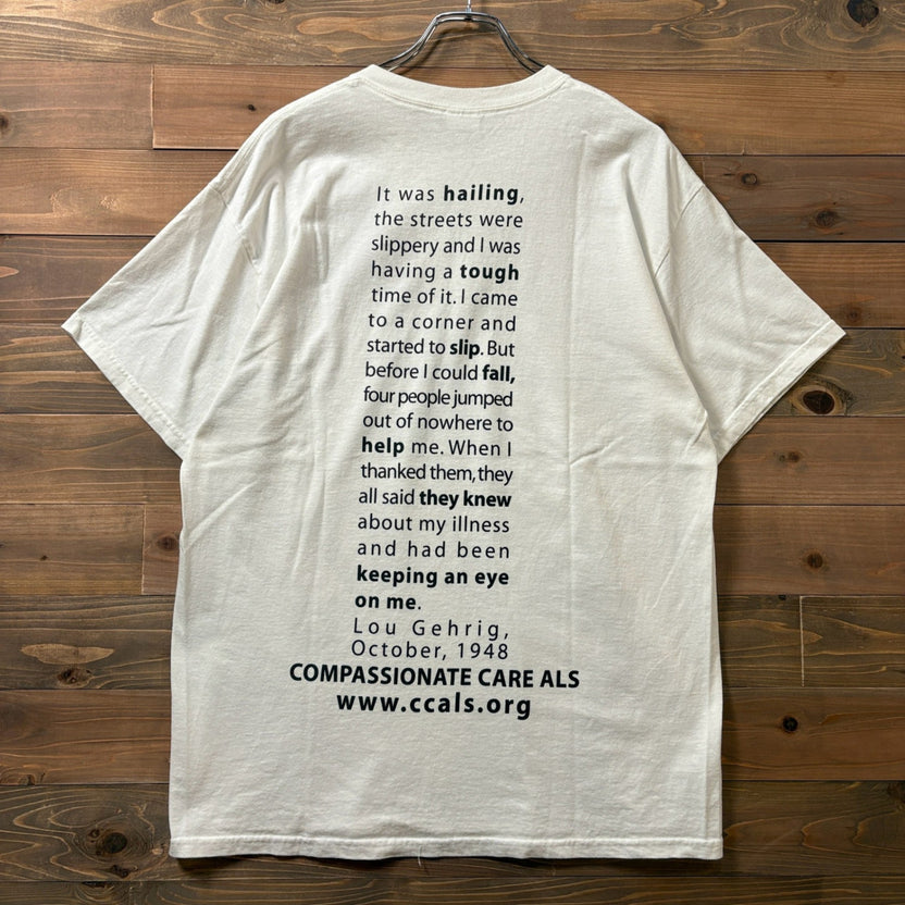 GILDAN "ALS Charity" “Lou Gehrig T-Shirt