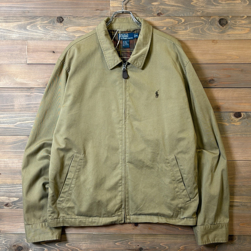 2000s Polo Ralph Lauren "Plaid Lining" Drizzler Jacket