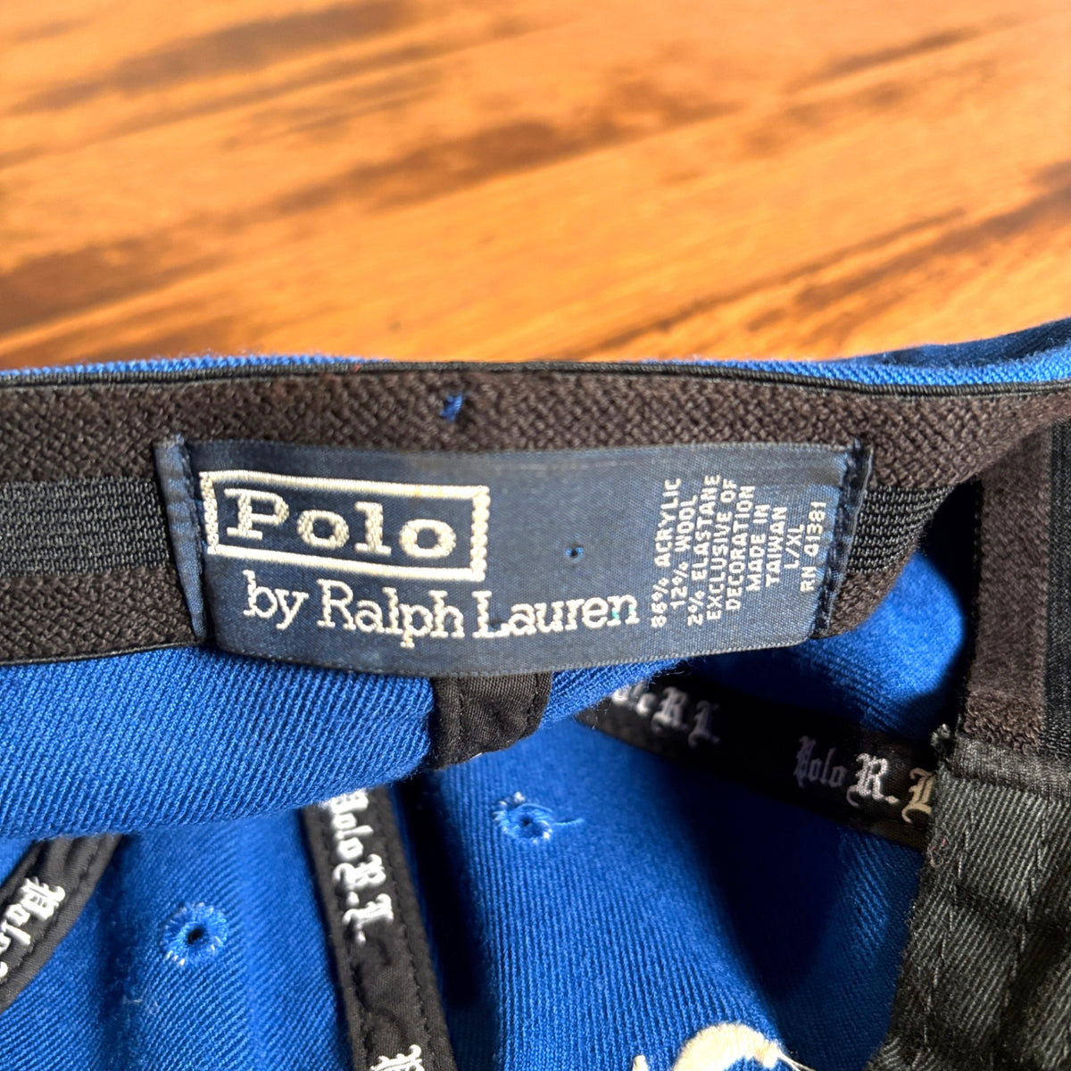 1990s Polo Ralph Lauren "OLD ENGLISH" Baseball Cap