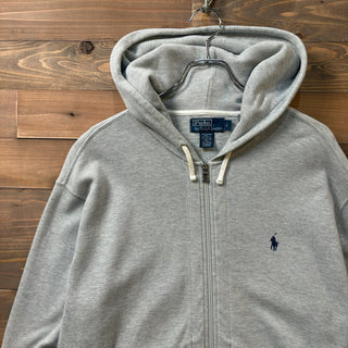 2000s Polo Ralph Lauren "Pique" Slash Pocket Zip-Up Hoodie
