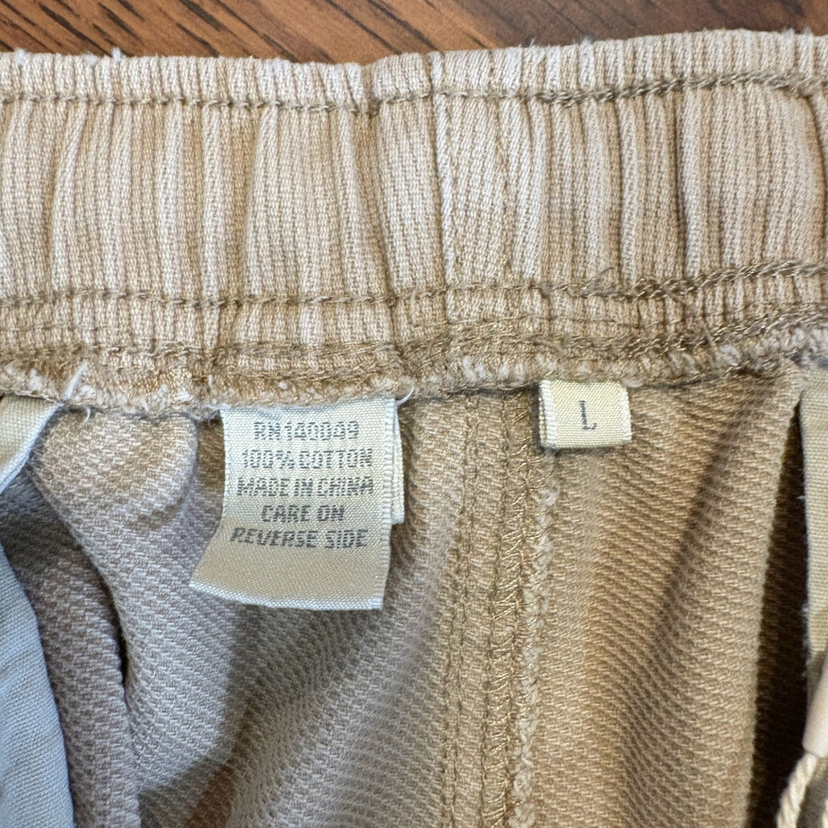 1990s The Territory Ahead "Cotton Pique" Easy Pants