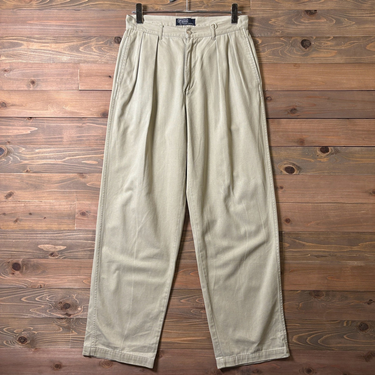 1990s Polo Ralph Lauren "Early Tag" Two-Tuck Chino Pants