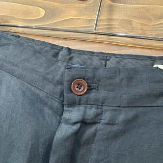2000s Polo Ralph Lauren "BLACK" Silk Linen Slacks