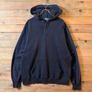 1990s Polo Ralph Lauren "Henry Neck" Rib Knit Hoodie