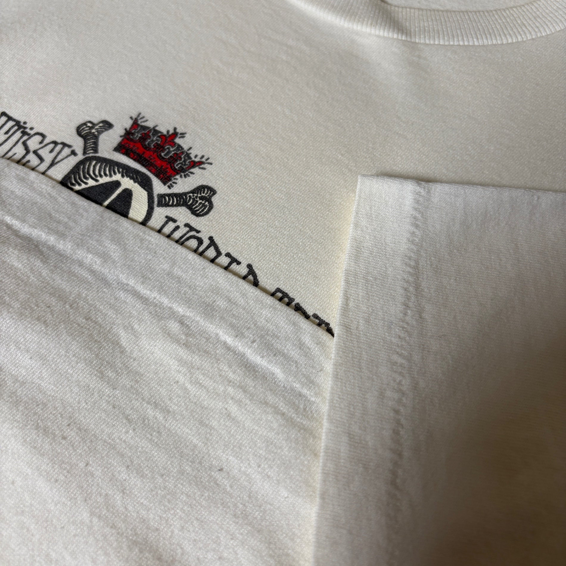 1990s STUSSY "Skull" T-Shirt