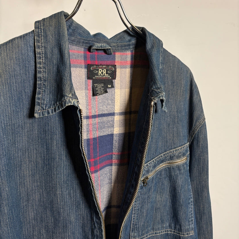 1990s RRL "91-B TYPE" Herringbone Denim Jacket