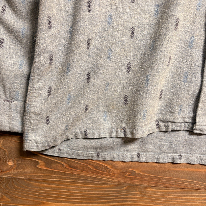 1960s Pilgrim "All-Over Pattern" Printed Flannel Shirt