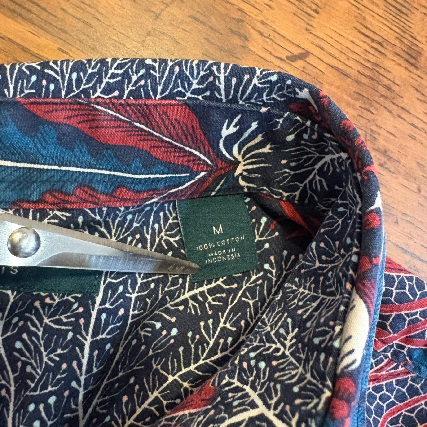 PERRY ELLIS All-over Pattern S/S Shirt