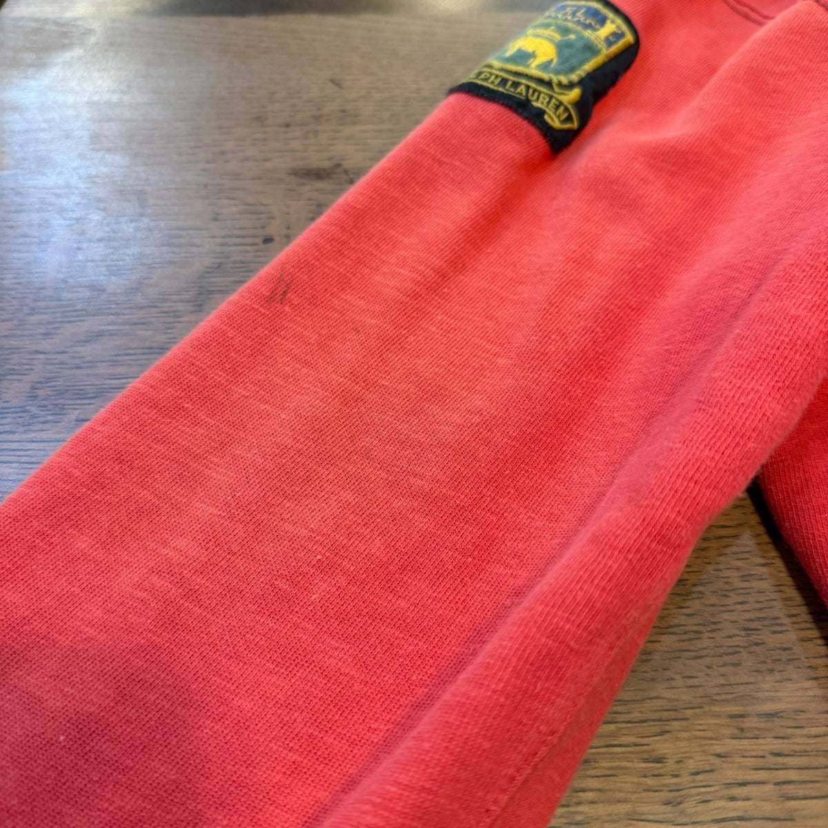 2000s Polo Ralph Lauren "RED" Thermal-Lined Zip Up Hoodie