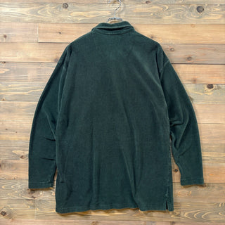 1990s~2000s Fieldmaster L/S Velour Polo Shirt