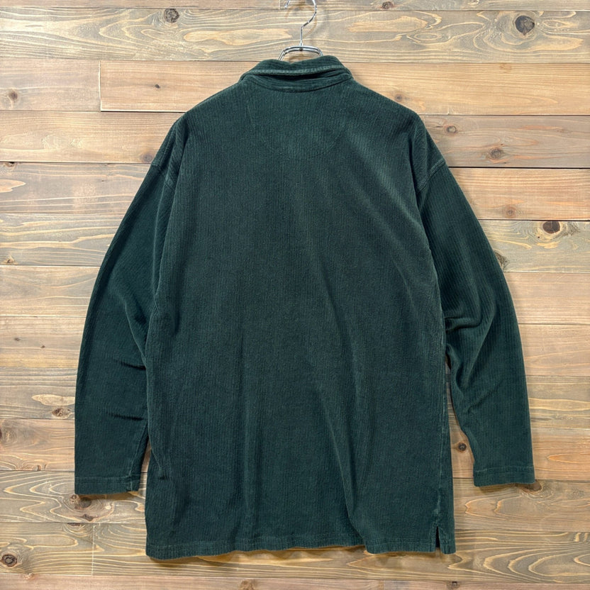 1990s~2000s Fieldmaster L/S Velour Polo Shirt