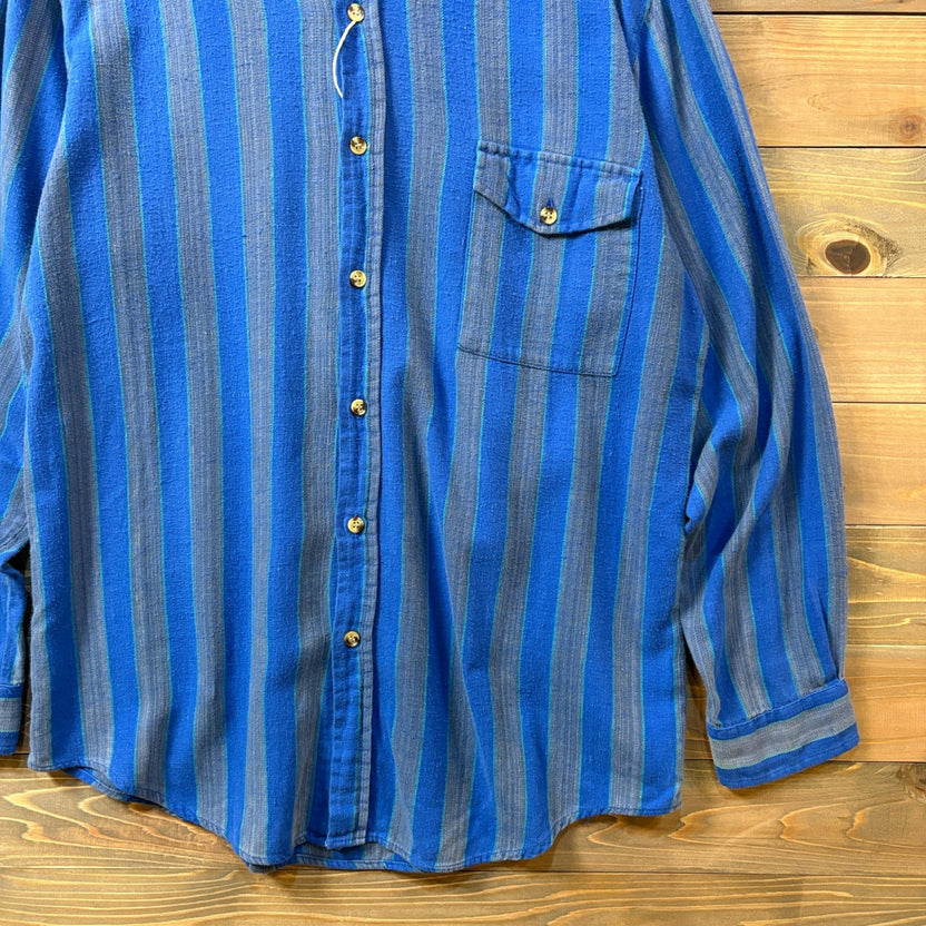 IVY CLUB "Stripe" Flannel Shirt