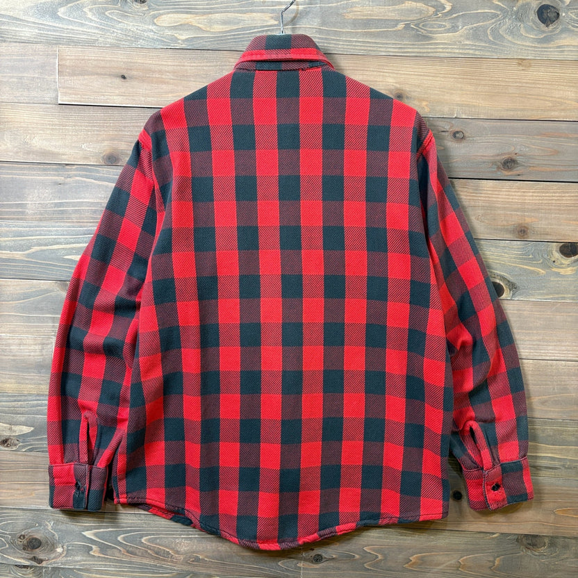 1980s FROSTPROOF "Block Check" Heavy Flannel Shirt