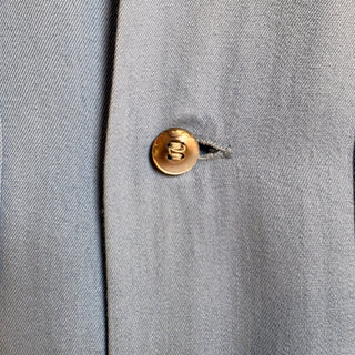 1940s ARROW "Light Blue" Rayon Gabardine Shirt