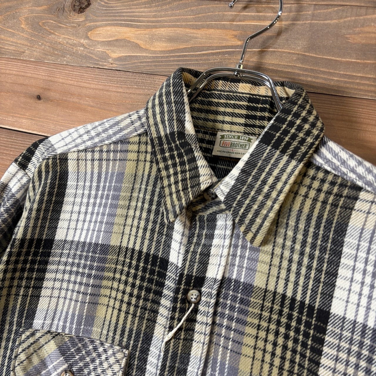 1980s Five Brother L/S Heavy Flannel Shirt