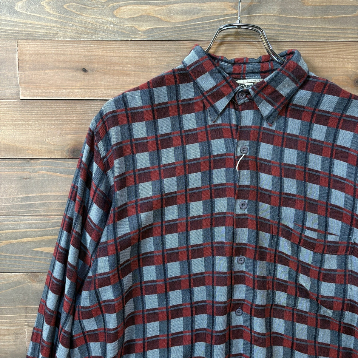1990s CAPSULE "Rayon" Plaid Shirt