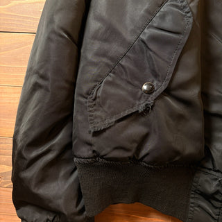 1990s Alpha Industries "Black" MA-1 Flight Jacket