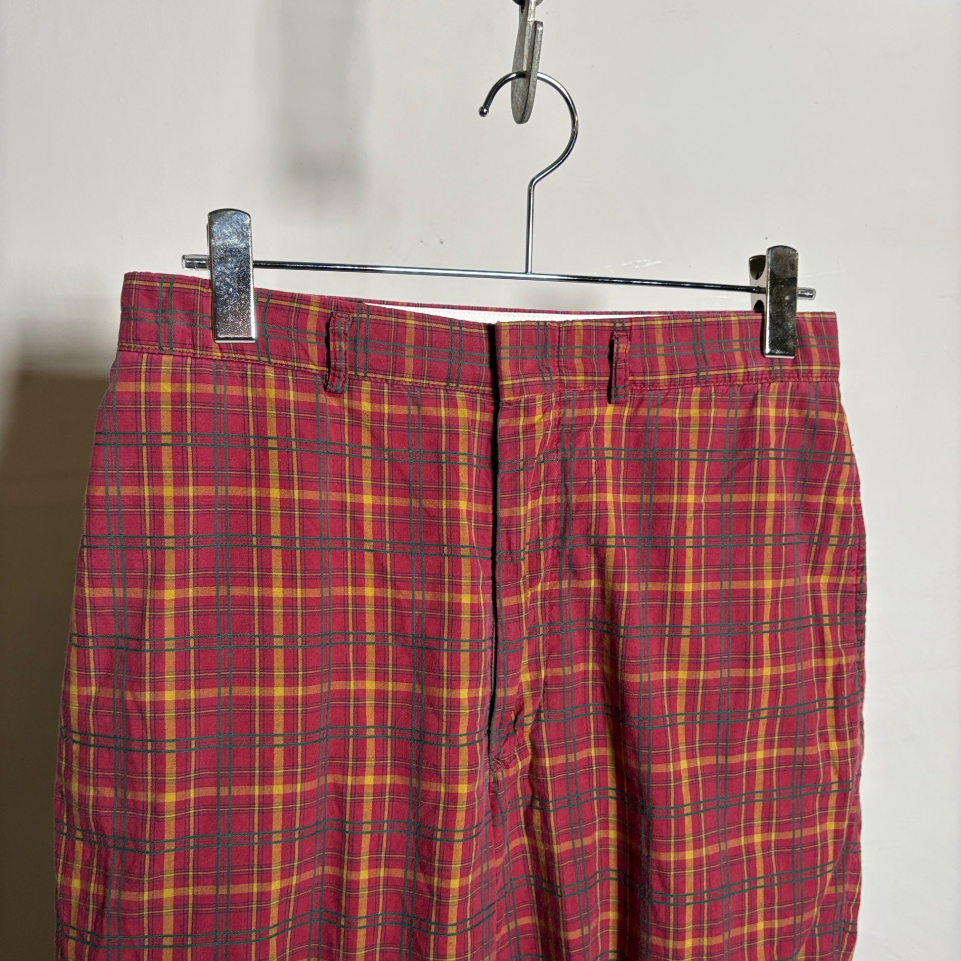 1990s RRL "Buckle Back" Plaid Short Pant