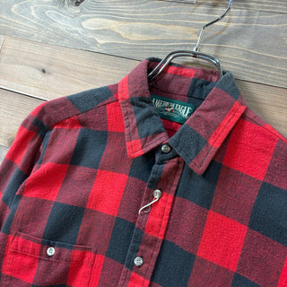 1990s American Eagle Buffalo Check Flannel Shirt