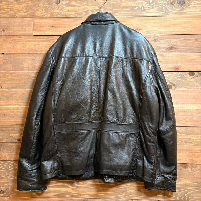 2000s~ CHAPS "Leather" Drizzler Jacket