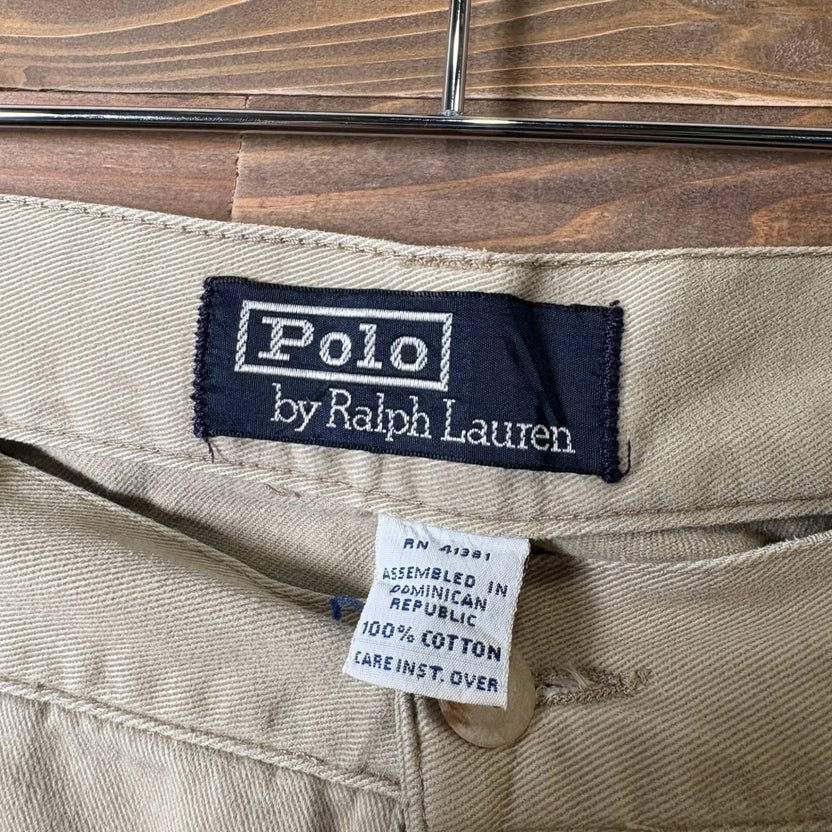 1990s Polo Ralph Lauren "Early Tag" Two-Tuck Chino Pants