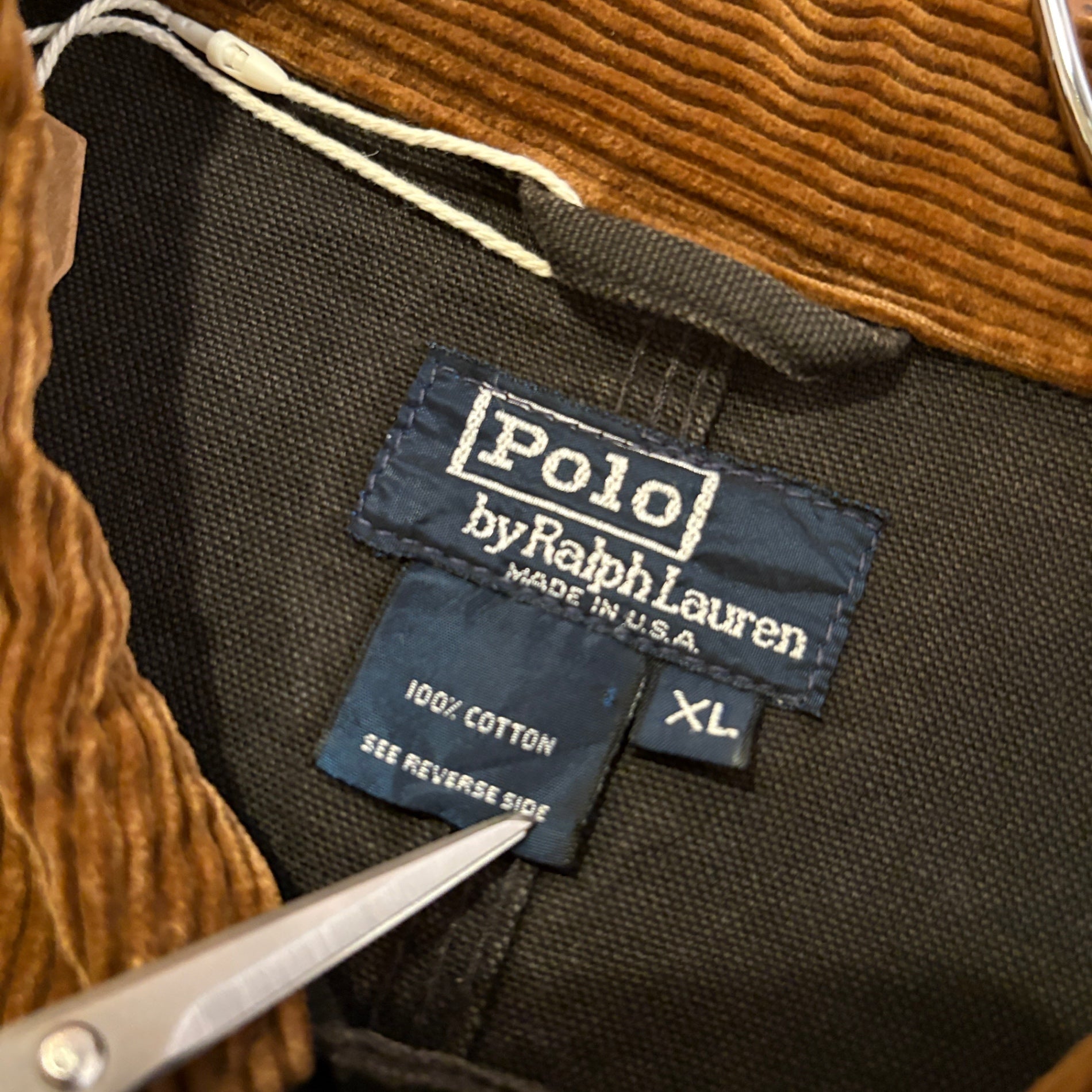 1980s Polo Ralph Lauren "BLACK" Duck Trucker Jacket