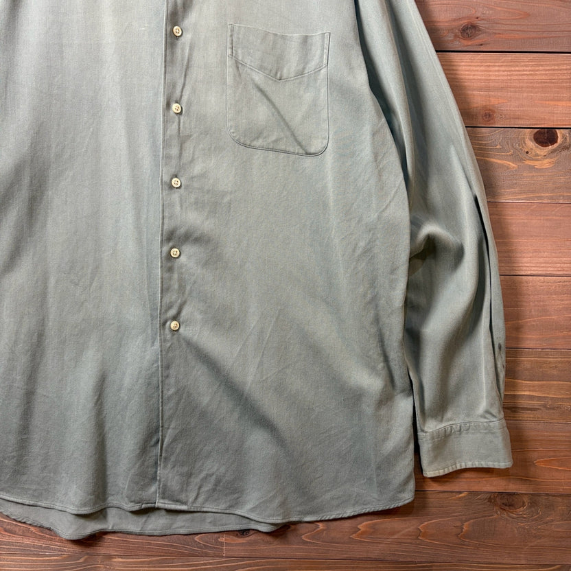 1990s Polo Ralph Lauren "MARLOWE" Silk × Cotton Shirt