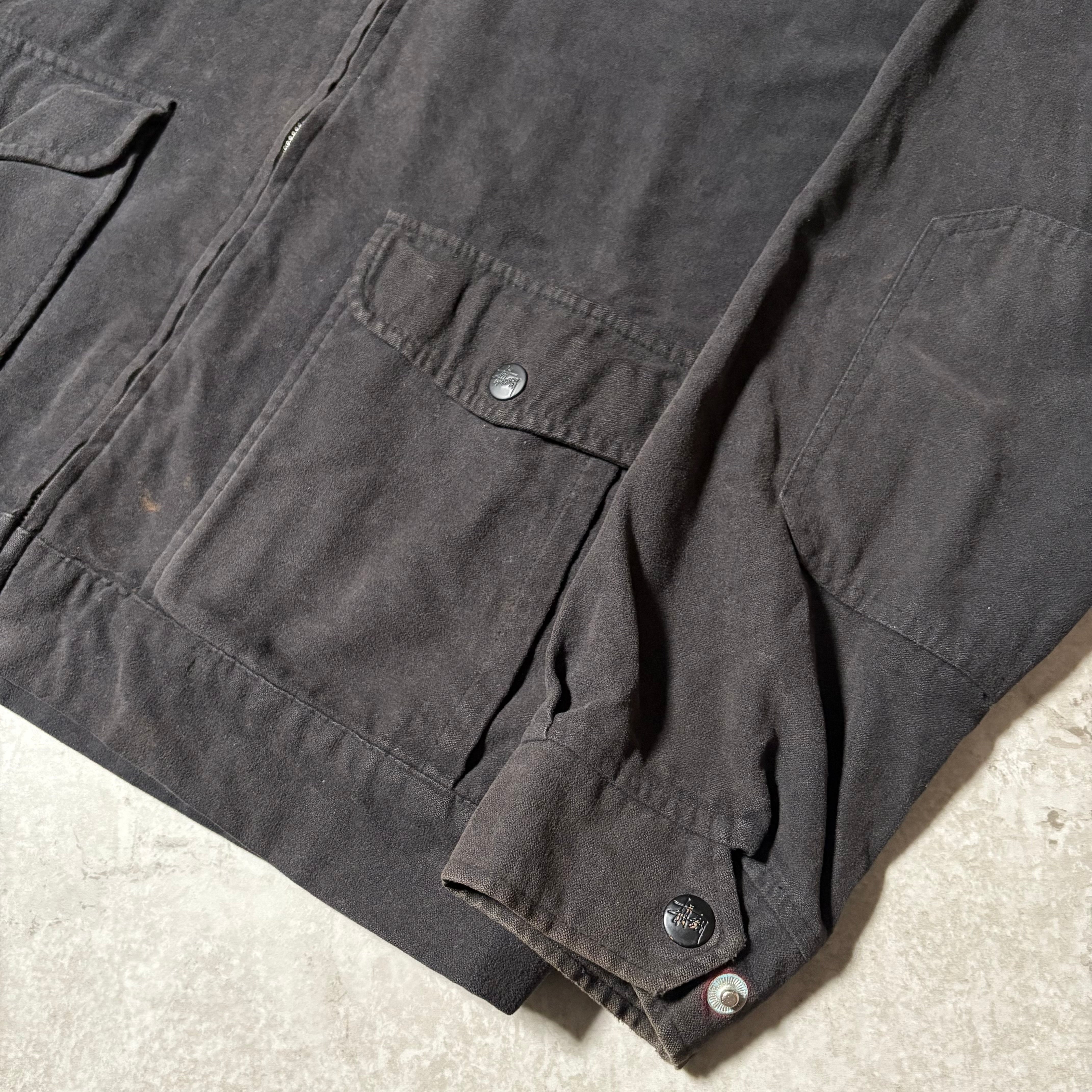 1990s "STUSSY" Zipup Jacket