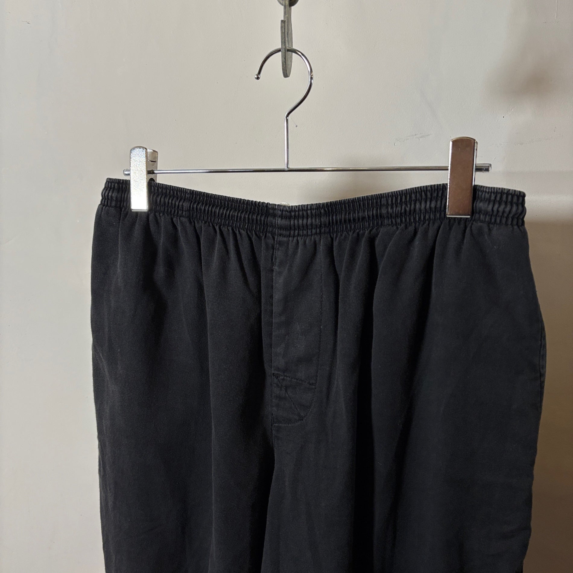 1990s STUSSY "BLACK" Easy Short Pant