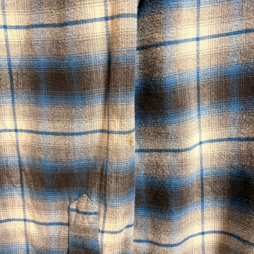 1990s Polo Sport ”Ombré Check” Open Collar Shirt