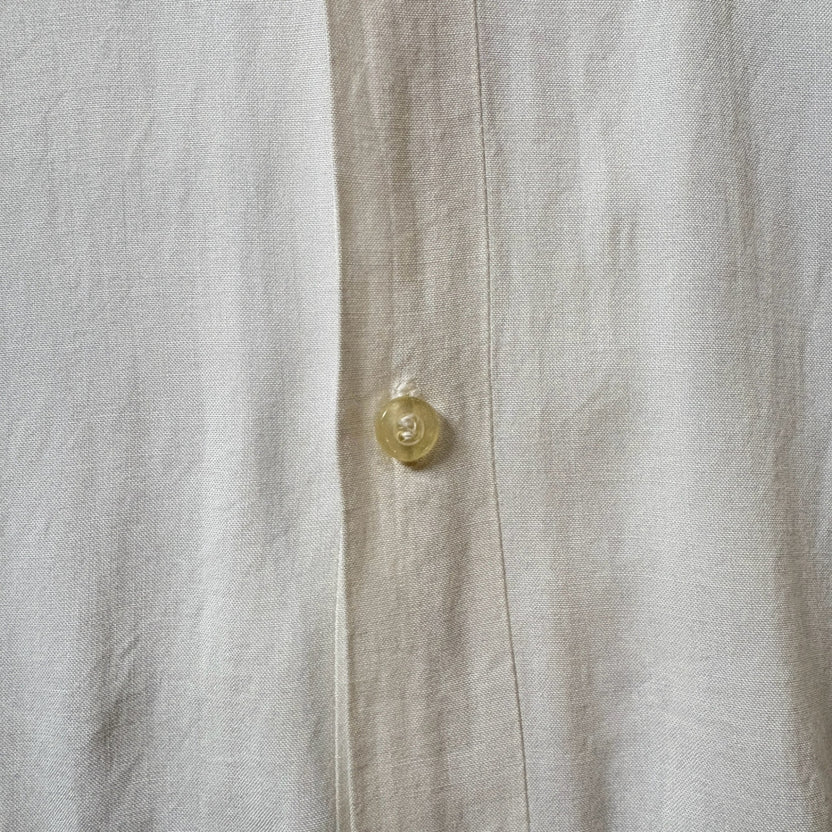 1960s PILGRIM "Native Pattern" Open Collar Rayon Shirt