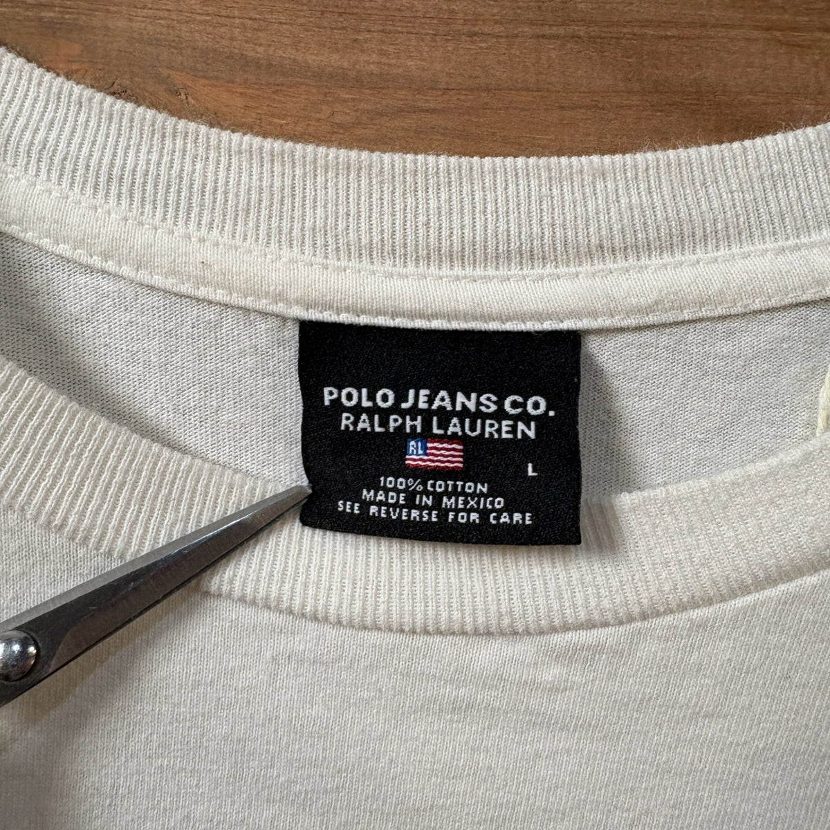 2000s Polo Jeans Company. "Three-Tier Print" L/S T-Shirt