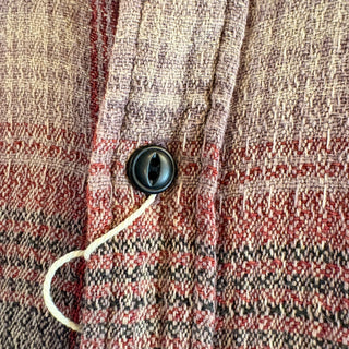 1990s RRL "Cotton Pile" Ombre Plaid Shirt