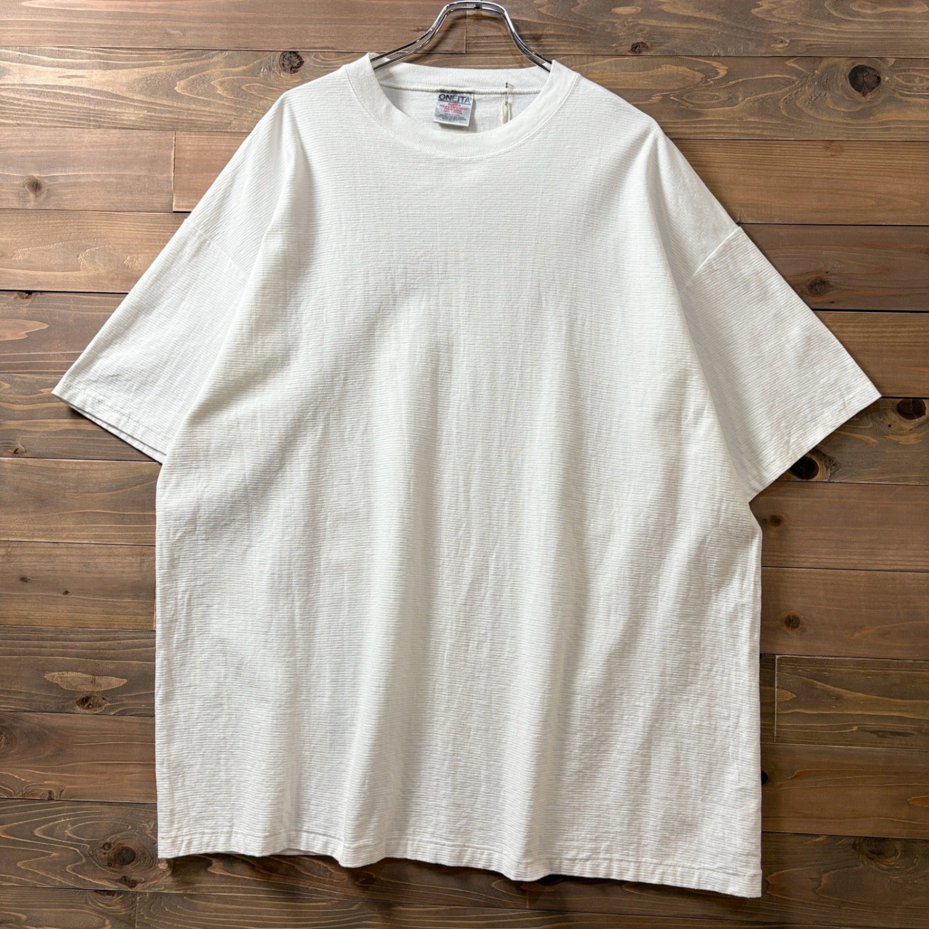 1990s ONEITA "Border" S/S Blank TEE