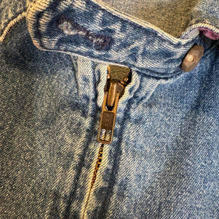 1980s Polo Ralph Lauren "No Pony" Denim Drizzler Jacket
