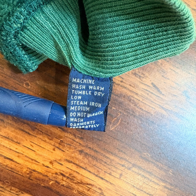 1990s Polo Ralph Lauren "Fade Green" Raglan Sleeve Sweatshirt