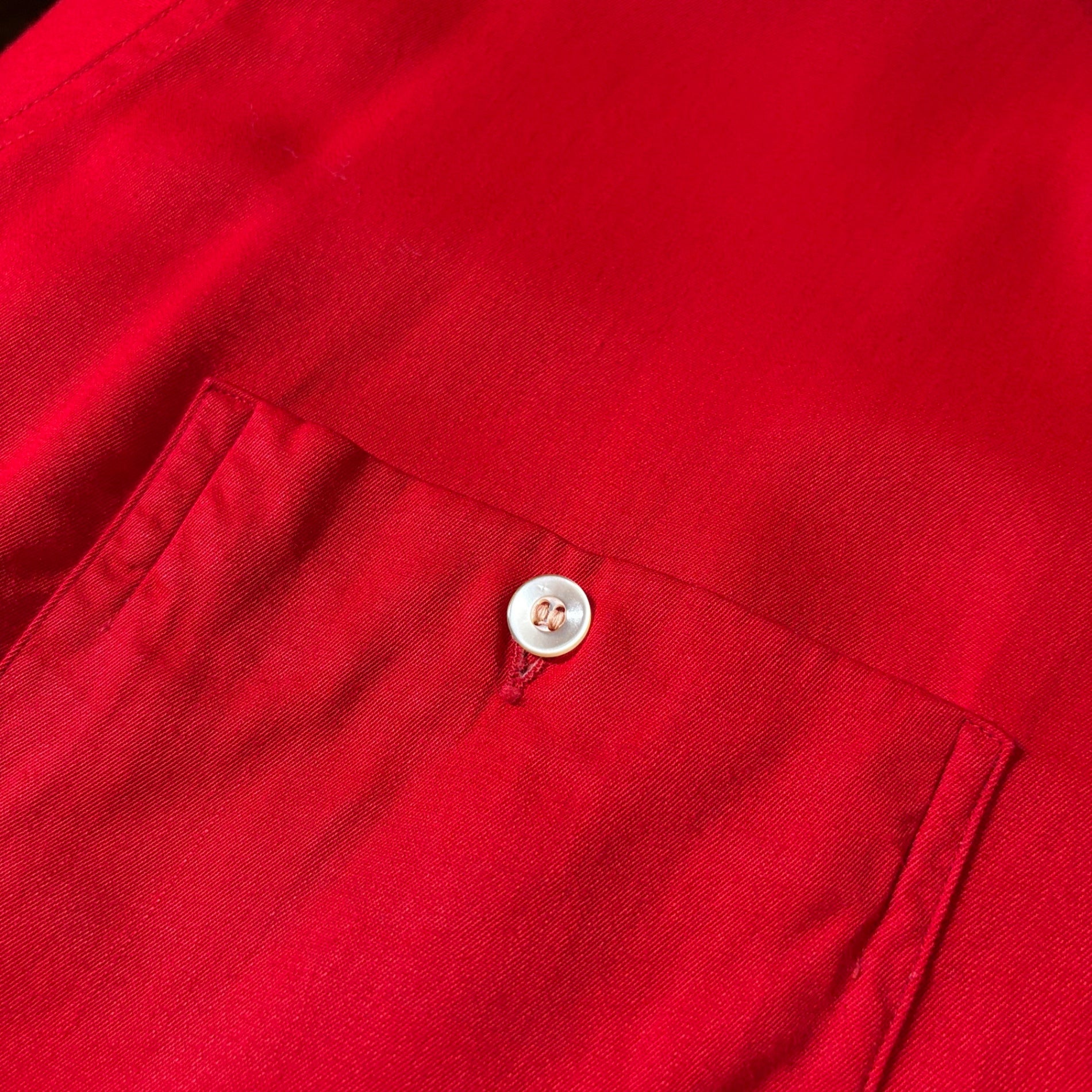 1960s ARROW "GABANARO" Rayon Gabardine Shirt
